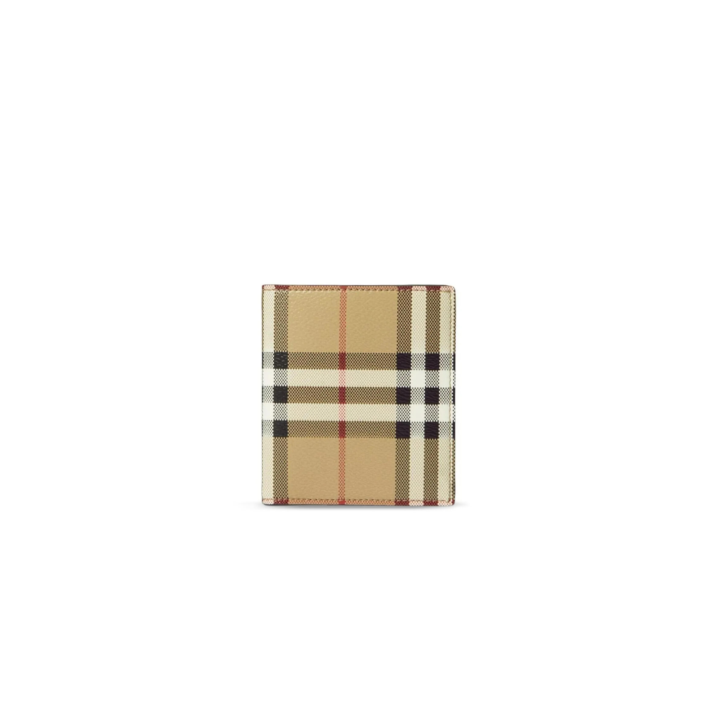 Bv*b*rry check slim bifold wallet 80741131 (10.5*9cm)